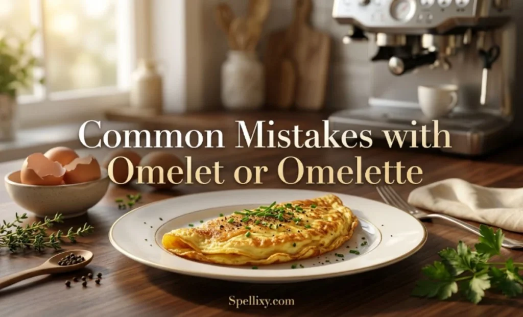 Common Mistakes with Omelet or Omelette