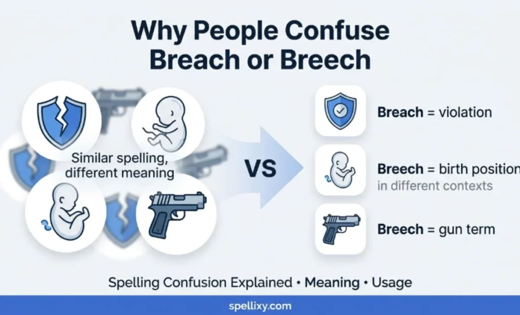Why People Confuse Breach or Breech