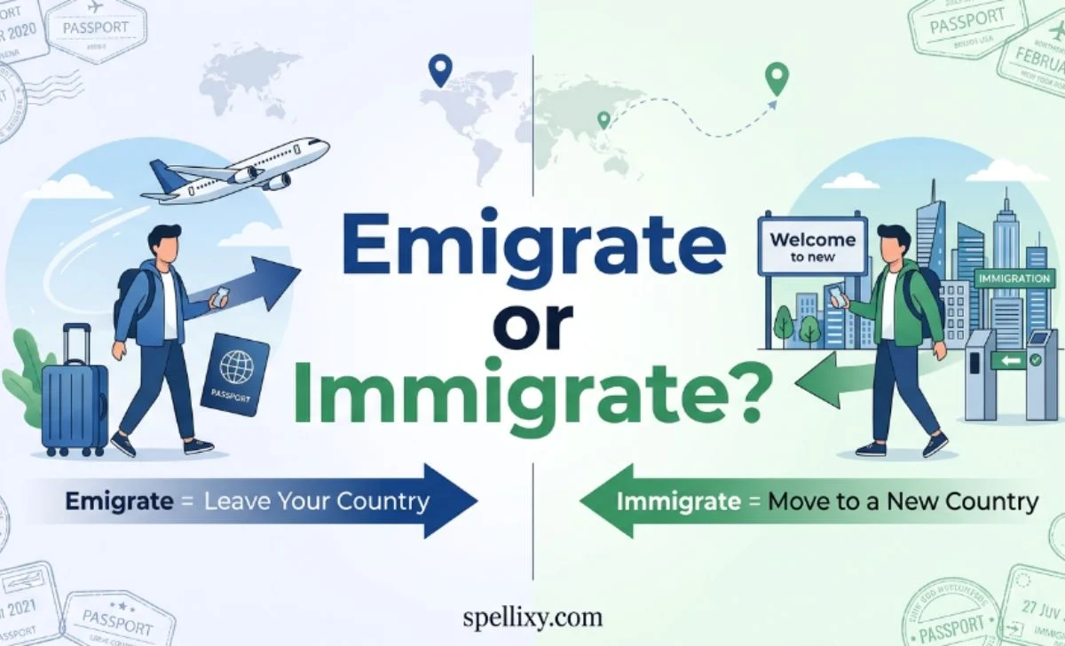 Emigrate or Immigrate