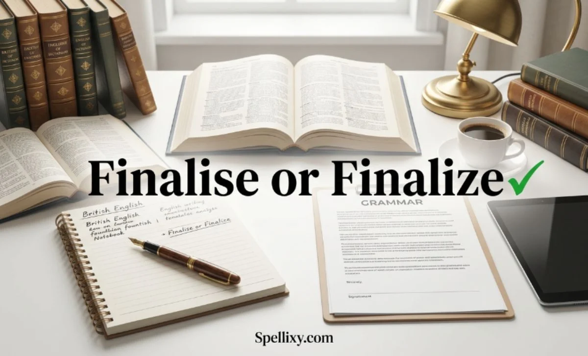 Finalise or Finalize