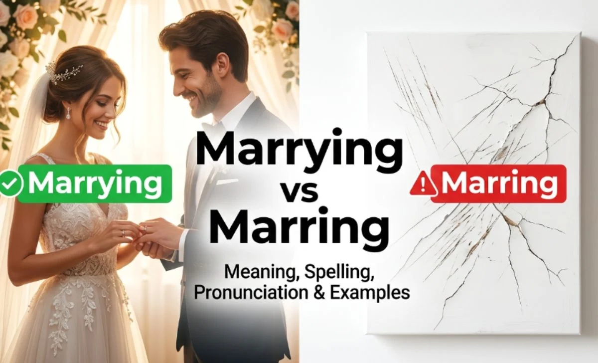 marrying or marring