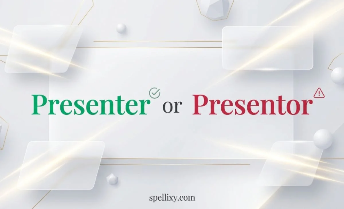 Presenter or Presentor
