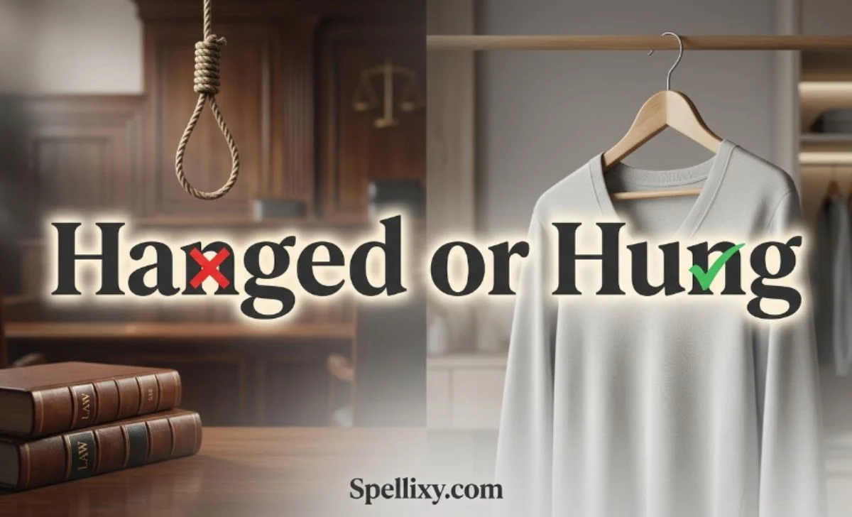 Hanged or Hung