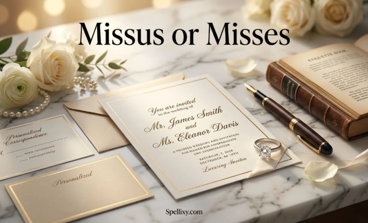 missus or misses