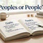 Peoples or People’s