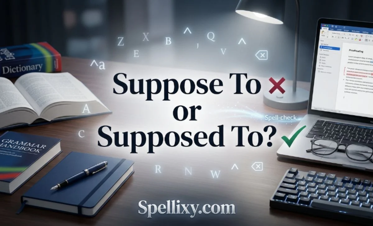 Suppose To or Supposed To