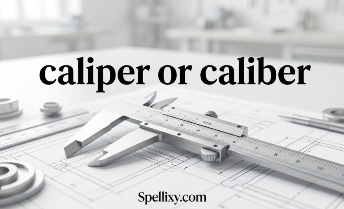 caliper or caliber