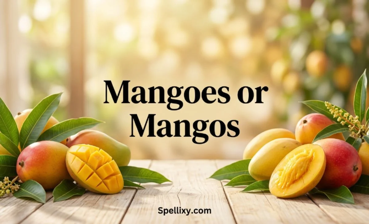 Mangoes or Mangos