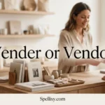 vender or vendor