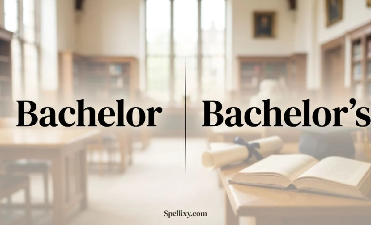 Bachelor or Bachelor’s