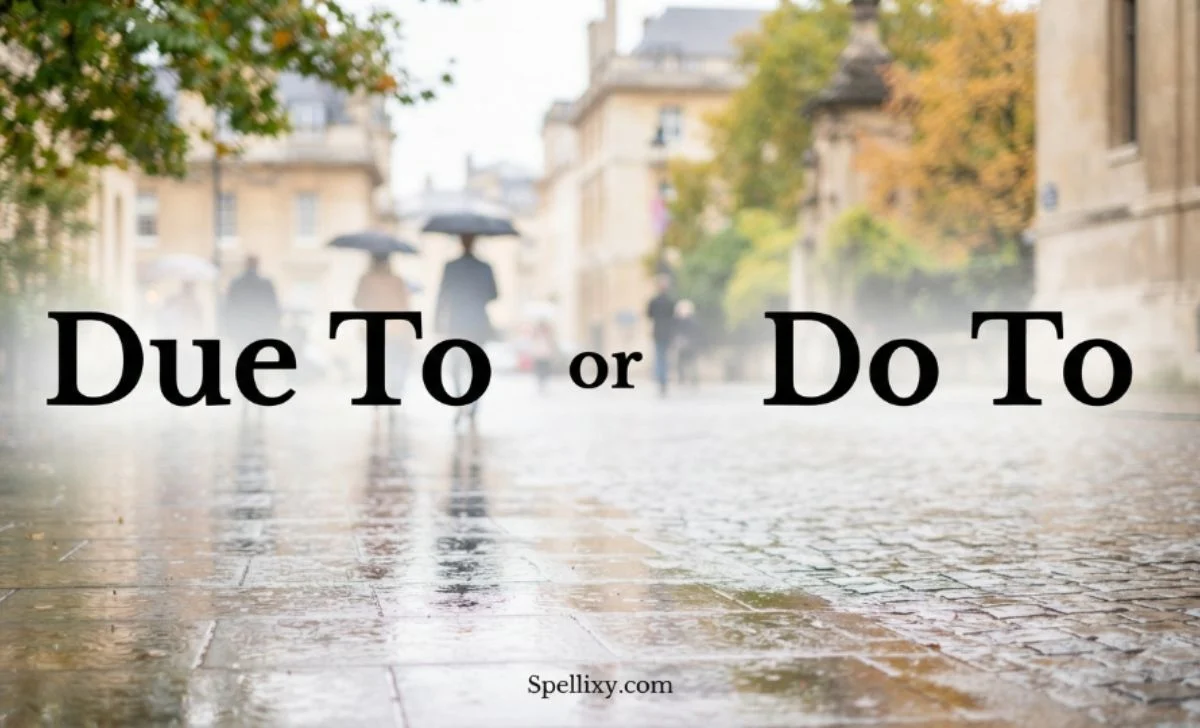 Due To or Do To