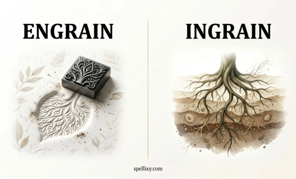 engrain or ingrain