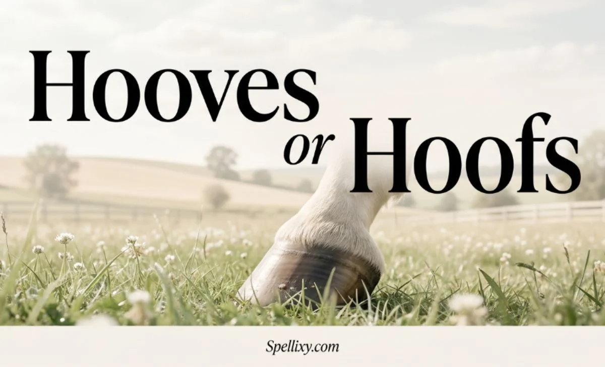 Hooves or Hoofs