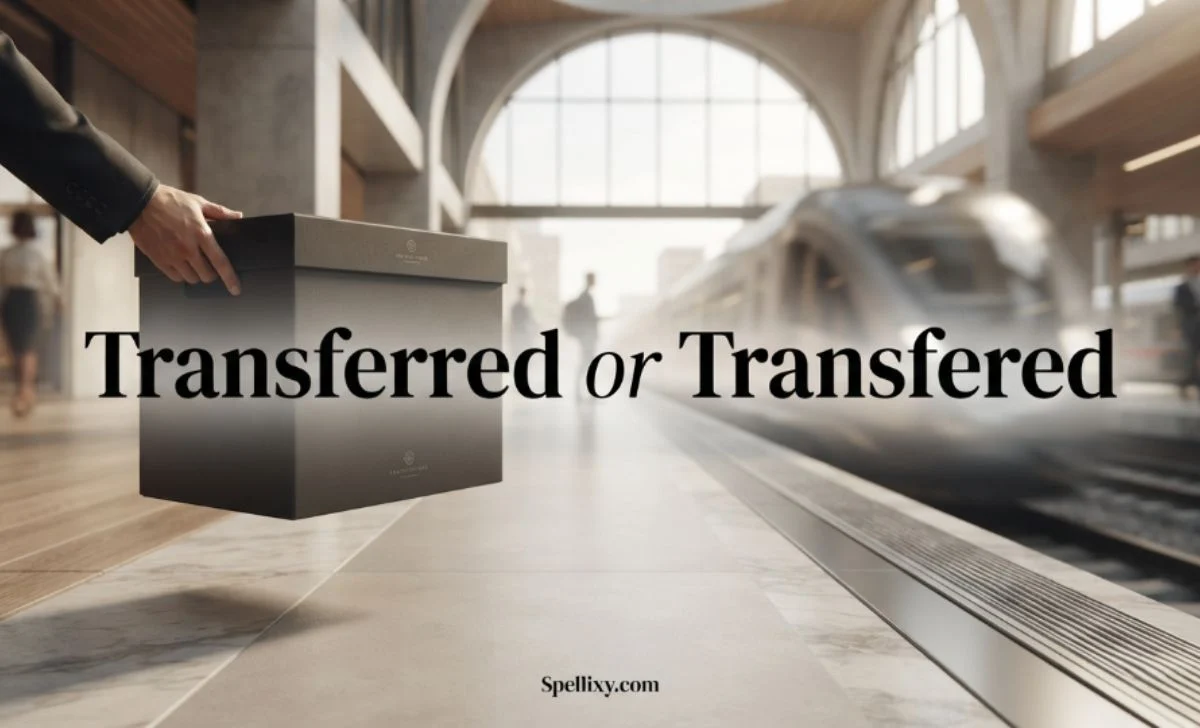 transferred or transfered