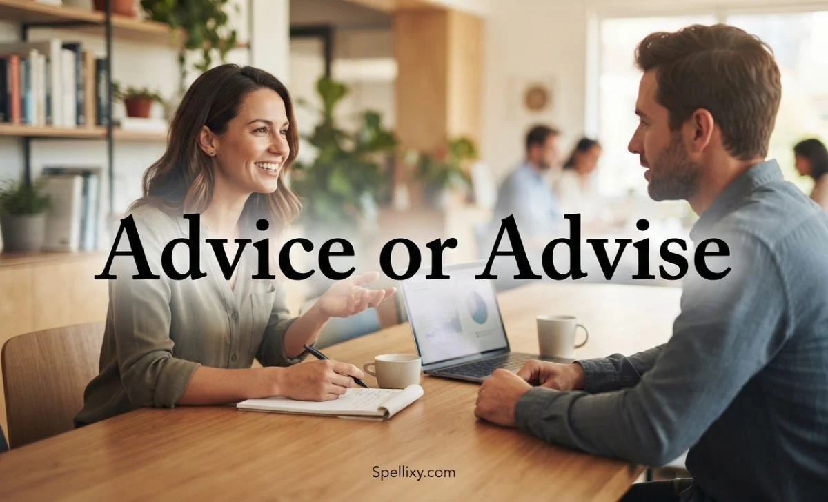 advice or advise