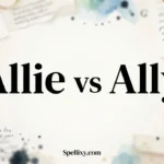 allie vs ally