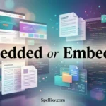 imbedded or embedded